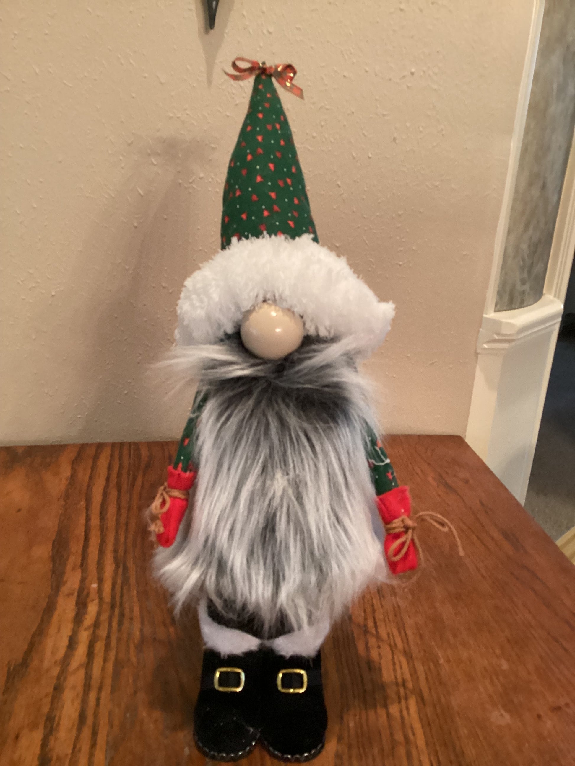 Handmade Christmas Gnome Front