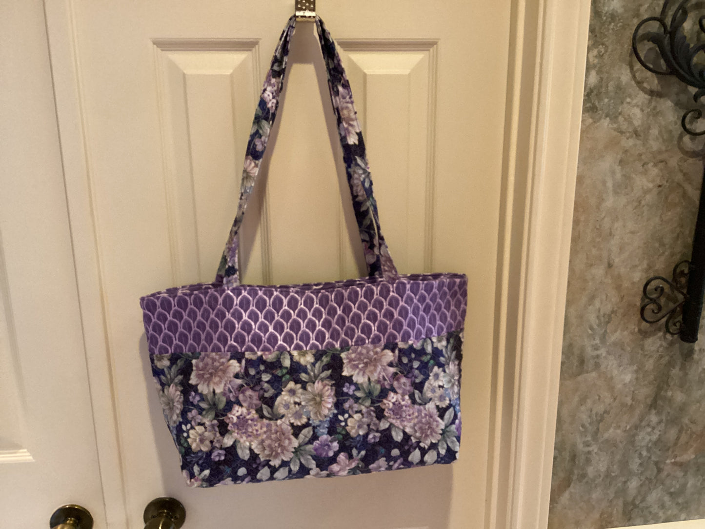 Large Lavender Tote Bag