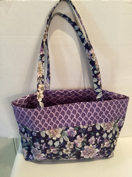 Large Lavender Tote Bag