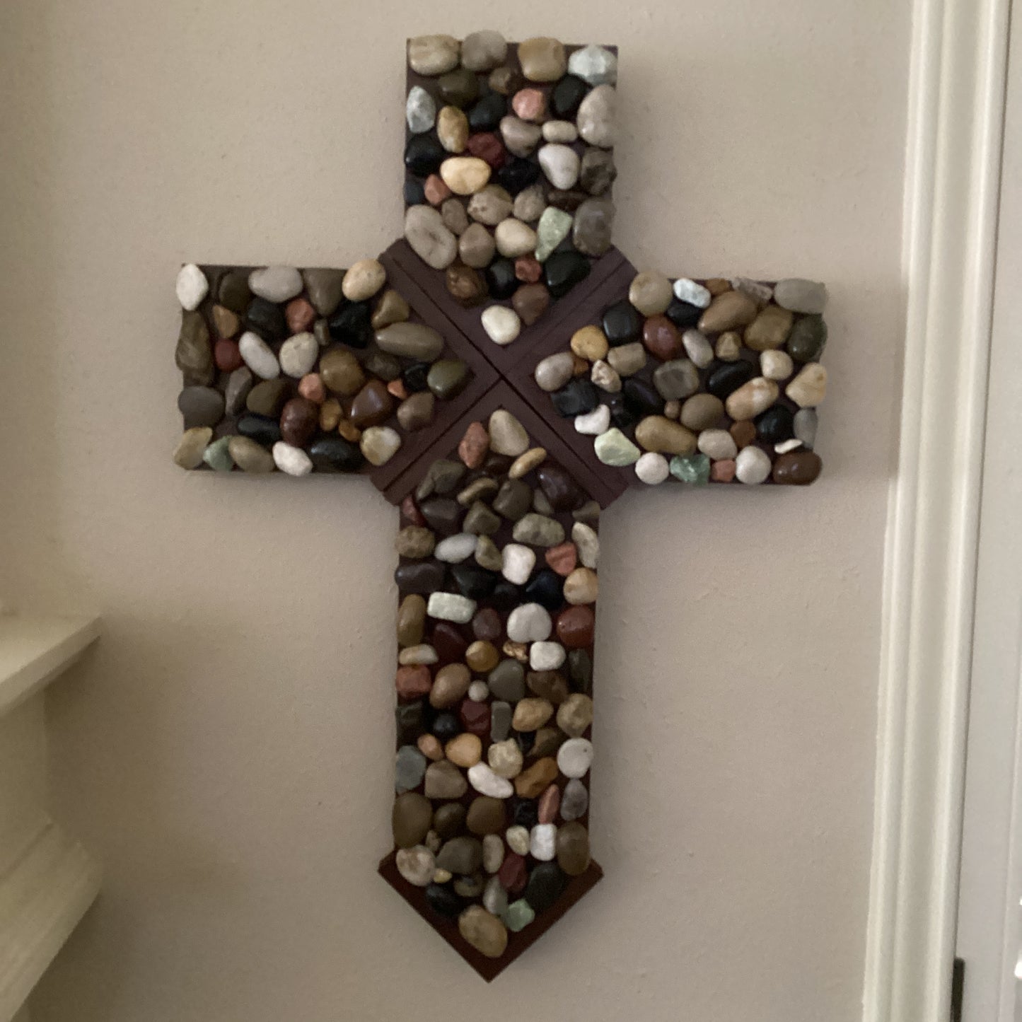 Stone-covered Cross