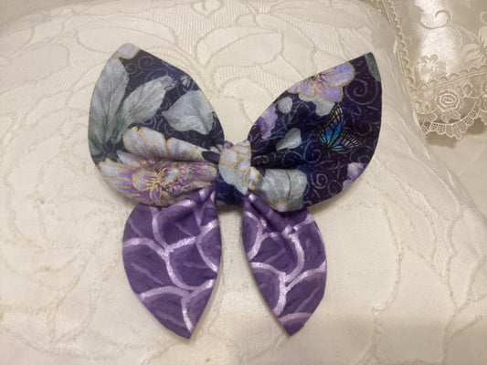 Butterfly Hair Bow front side